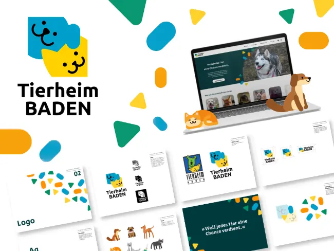 Tierheim Baden Corporate Design